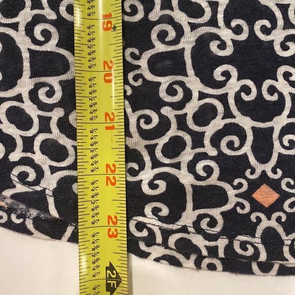 LOFT Ann Taylor linen printed short sleeve t-shirt, size M. - Picture 7 of 7